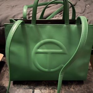 Authentic Leaf Medium Telfar bag. New. Never used. Has tags. Sold out online.